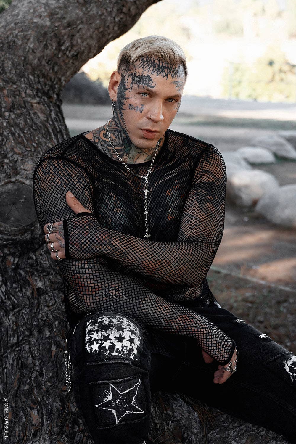 Shadowgrid Fishnet Shirt