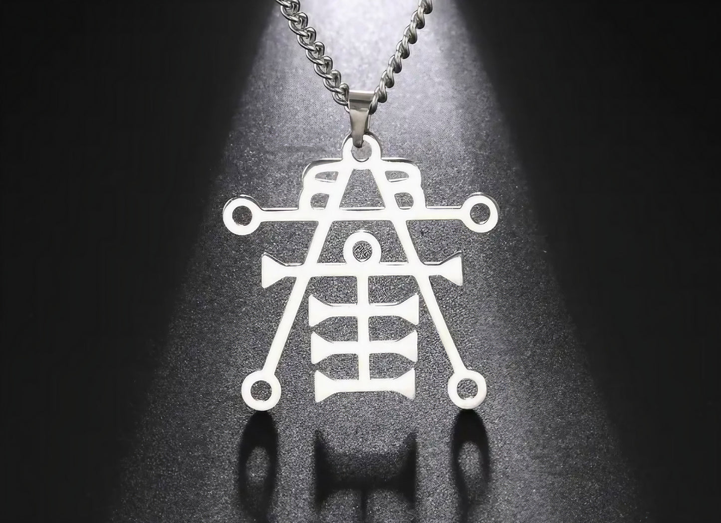 Sigil of Anubis Stainless Steel Necklace