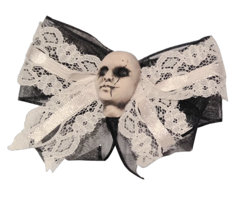 Repent Creepy Doll Hair Bow