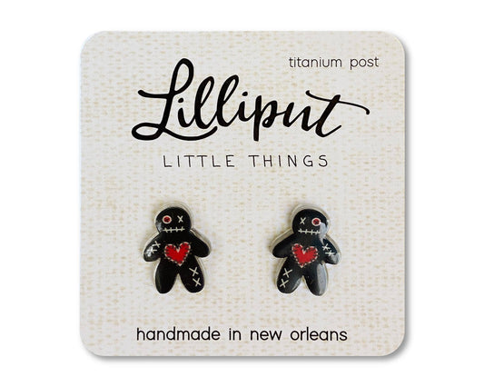 Voodoo Doll Earrings // New Orleans Gifts