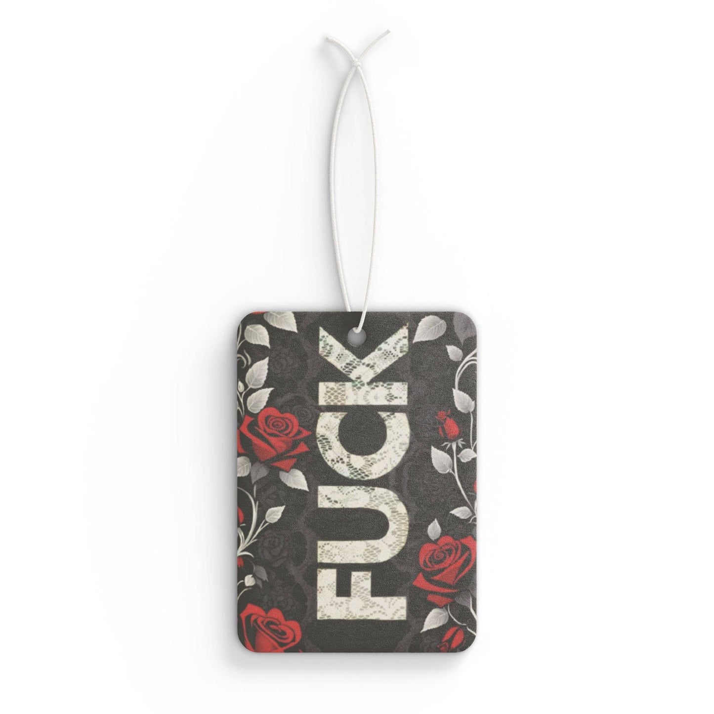 Lace Curse Sarcasm Car Freshener-Fresh Linen Scent