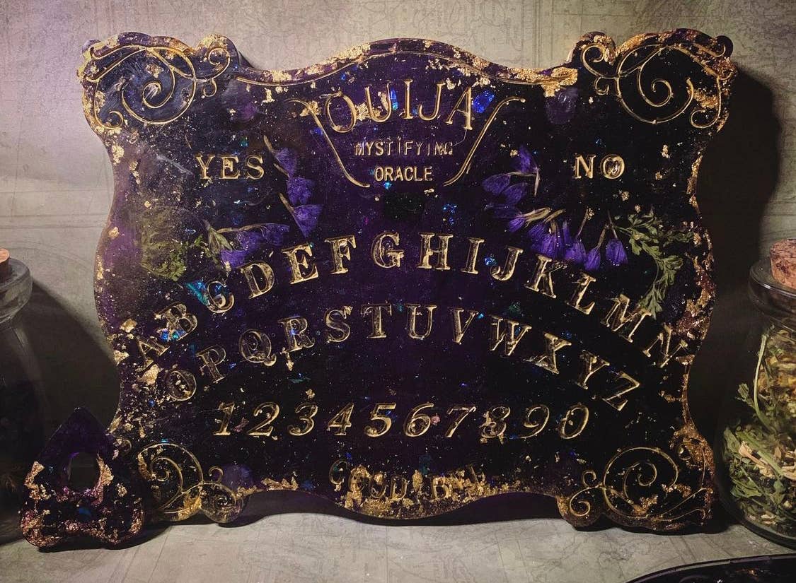 Spirit Board Ouija Board Amethyst Black Tourmaline