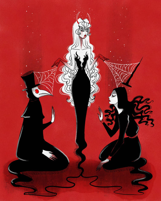 "Obey" Gothic Occult Halloween Fine Art Print-8x10