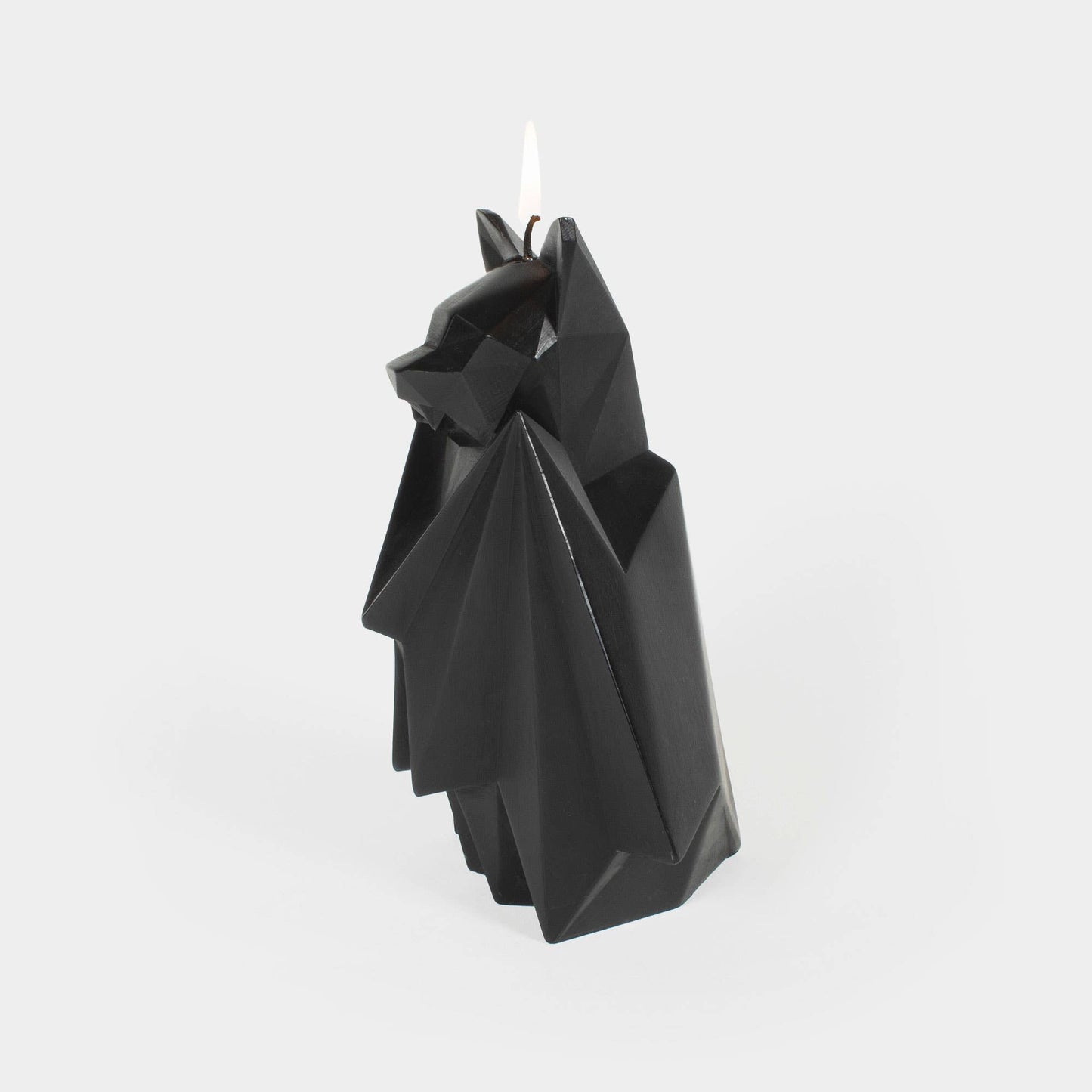 PyroPet Blaka Bat Skeleton Candle - 7" Tall, Black