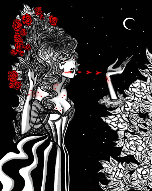 "After the Fall" Gothic Halloween Fine Art Print