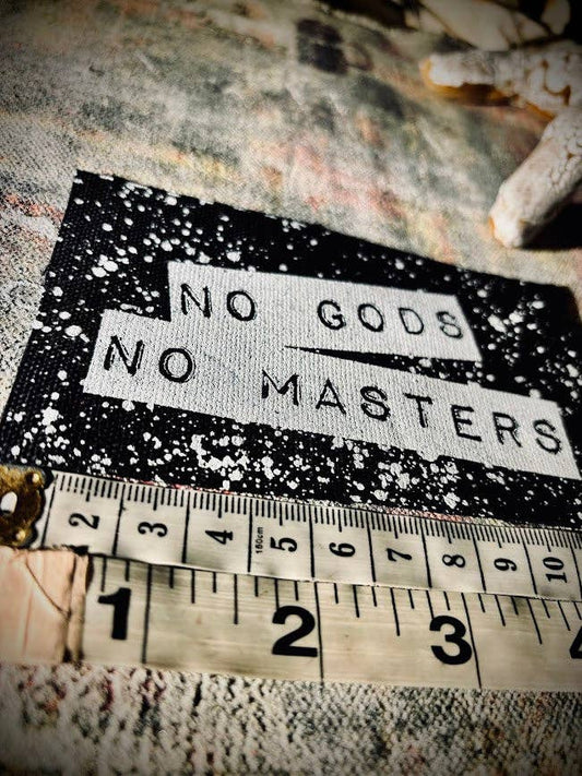 No Gods, No Masters patch.