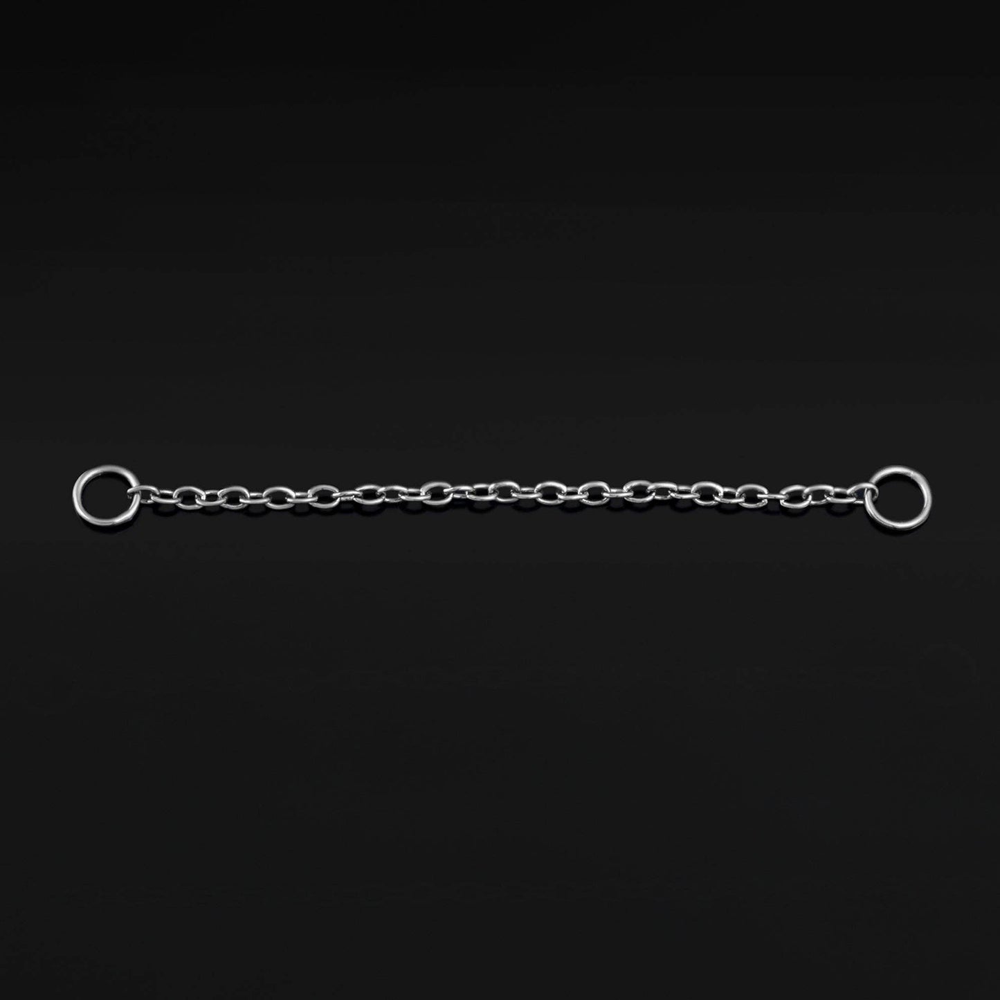 Nose Chain, Silver, Titanium, 1mm