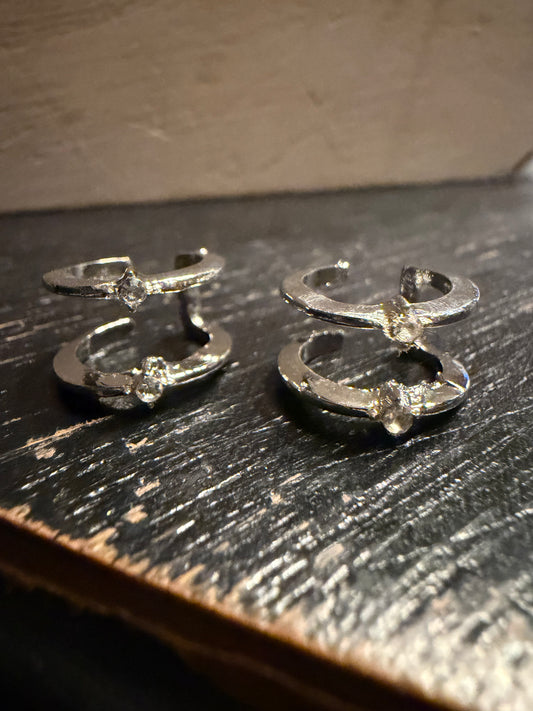 Ear Cuffs — Silver