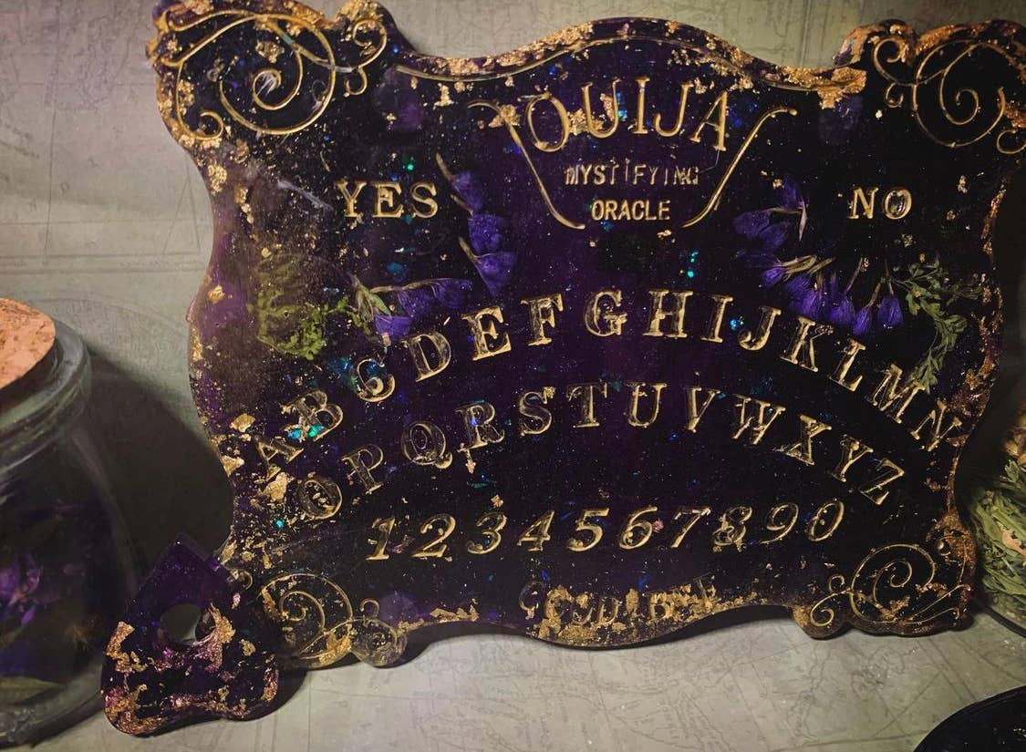 Spirit Board Ouija Board Amethyst Black Tourmaline