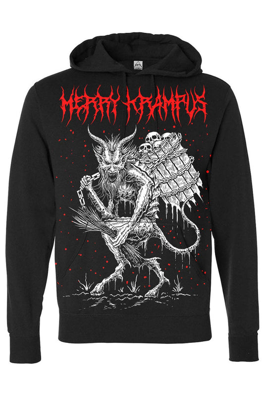 Merry Krampus Pullover Hoodie