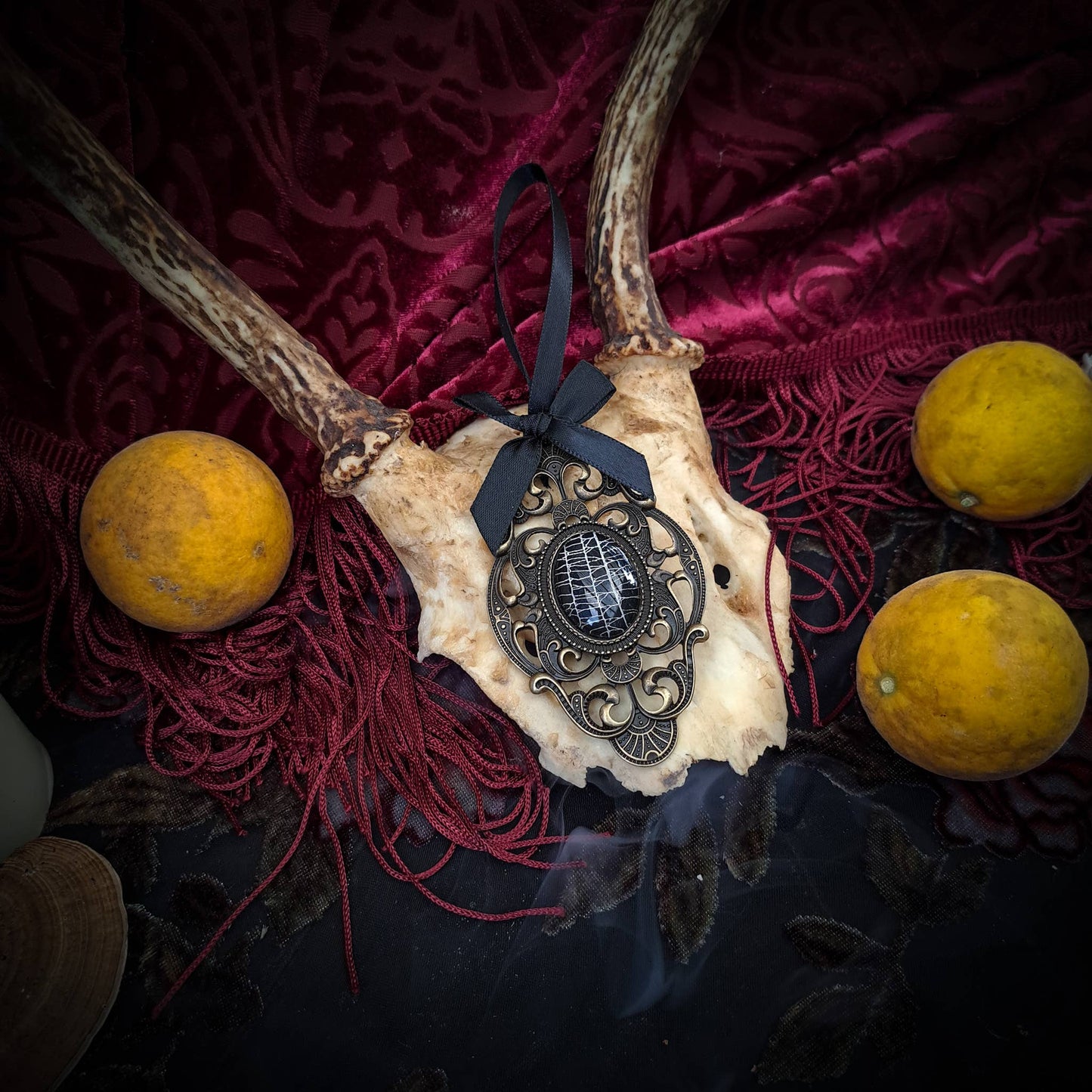 Real Spiderweb Filigree Ornaments