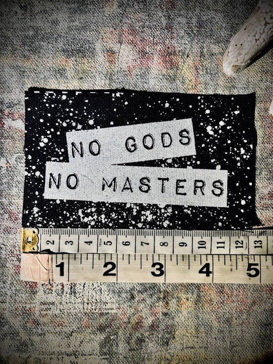 No Gods, No Masters patch.