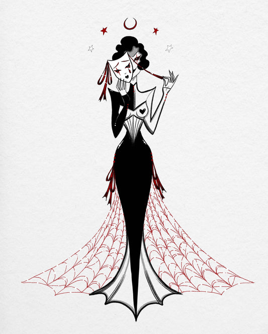 "Hide and Seek" Gothic Halloween Fine Art Print