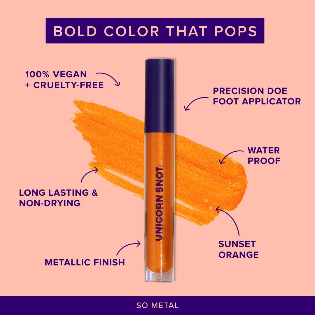 Liquid Metal Lip Stain | Orange-Blaze | Lip Paint | Lipstick