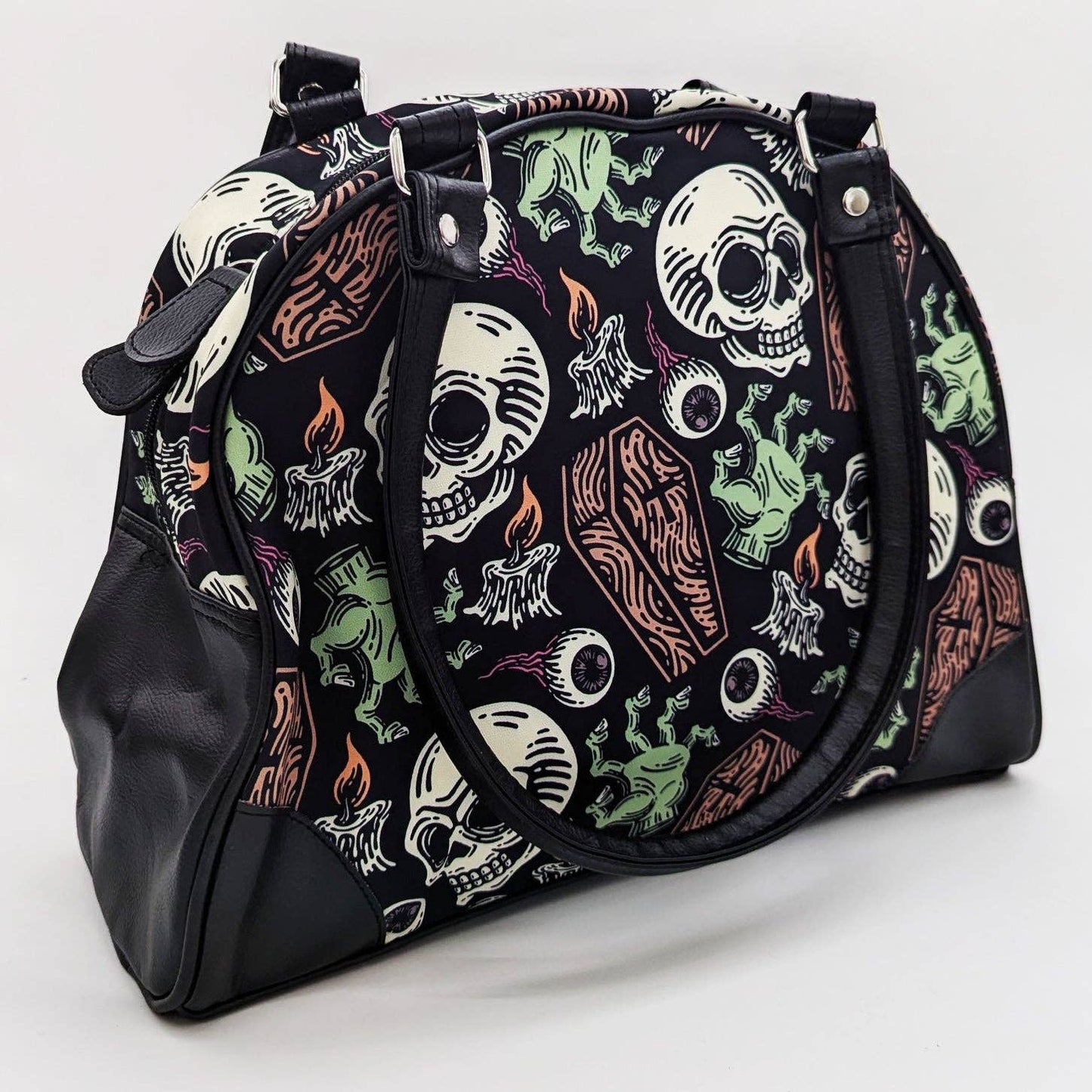 Coffins and Skulls Purse