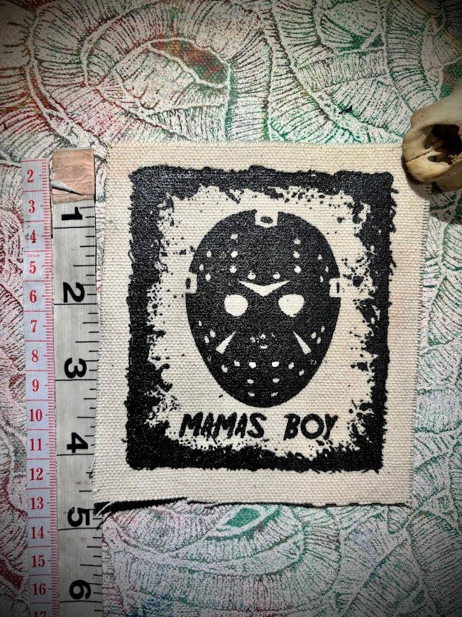 Jason, Mama's boy, Friday the 13th patch.