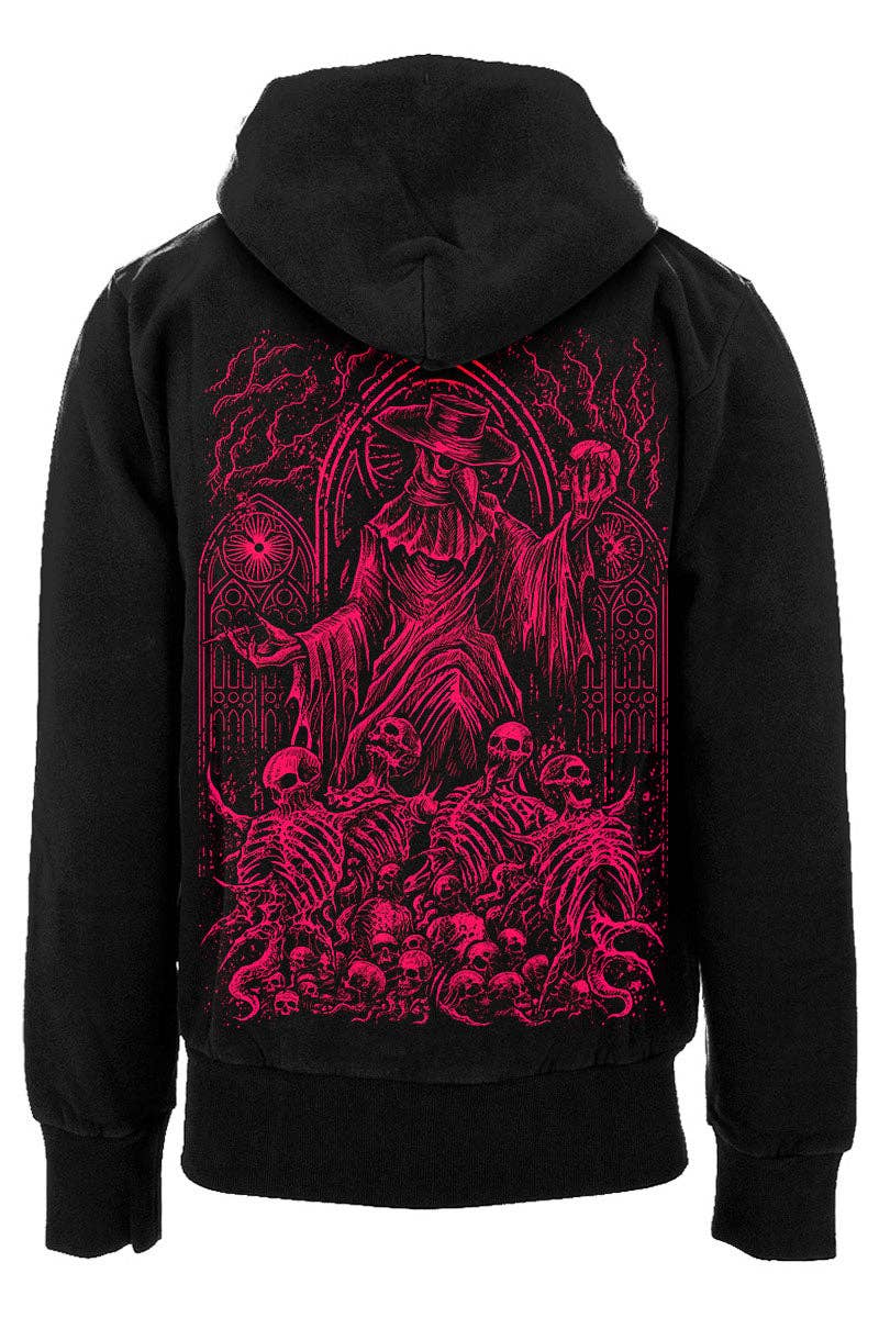 Plague Doctor Cathedral Hoodie [WINE] Pullover