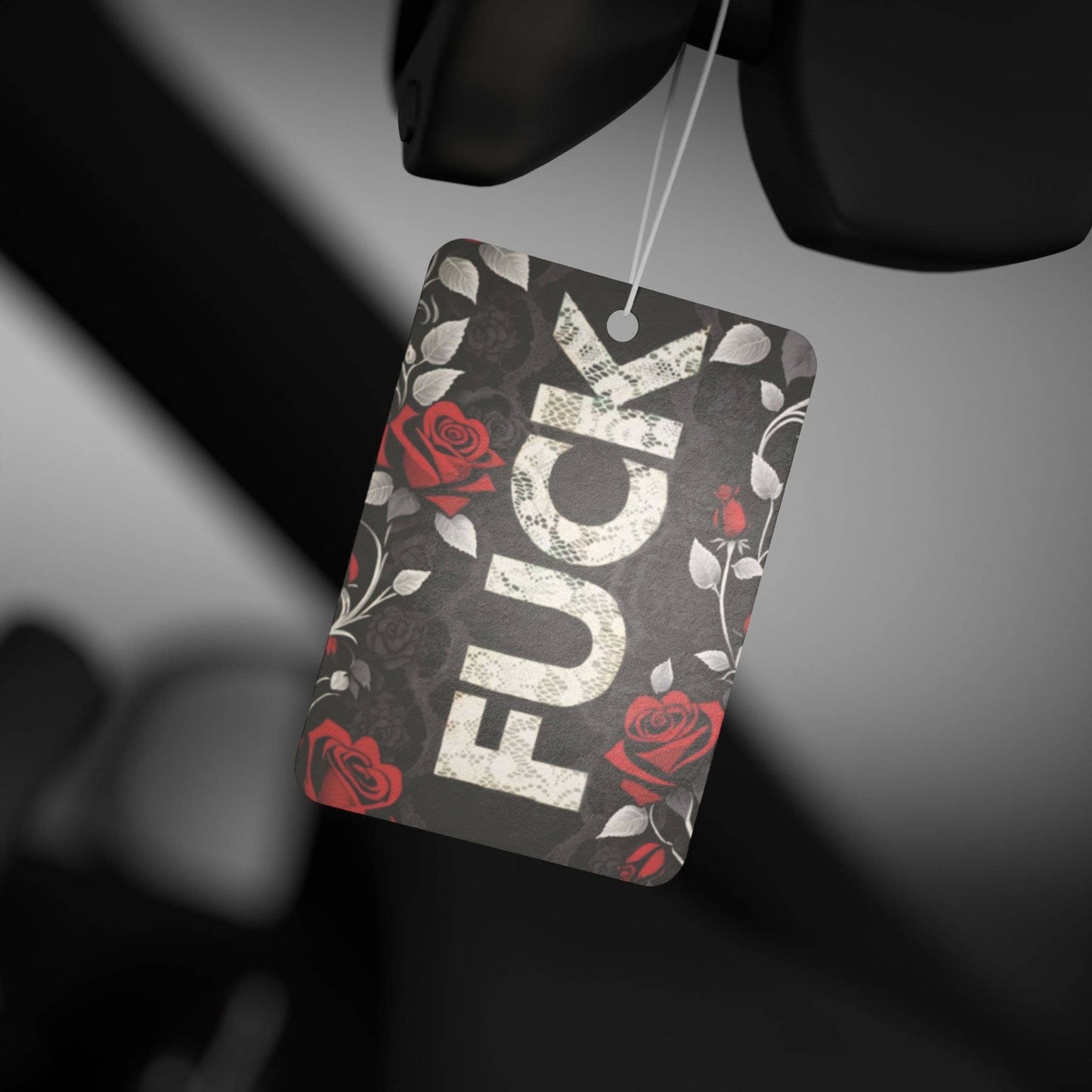 Lace Curse Sarcasm Car Freshener-Fresh Linen Scent