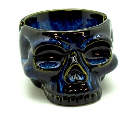 Big Blue Glazed Bowl/Ashtray