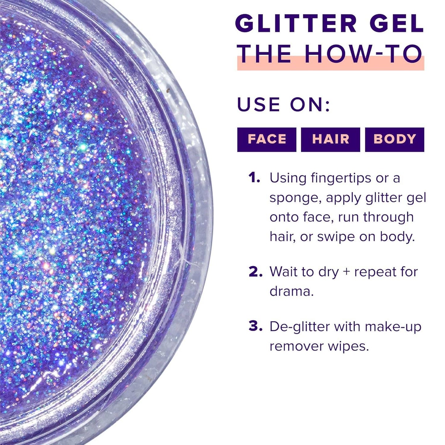 Original Glitter Gel | Ultraviolet-Purple | Body Glitter