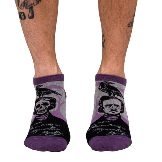 The Raven Poe Ankle Socks