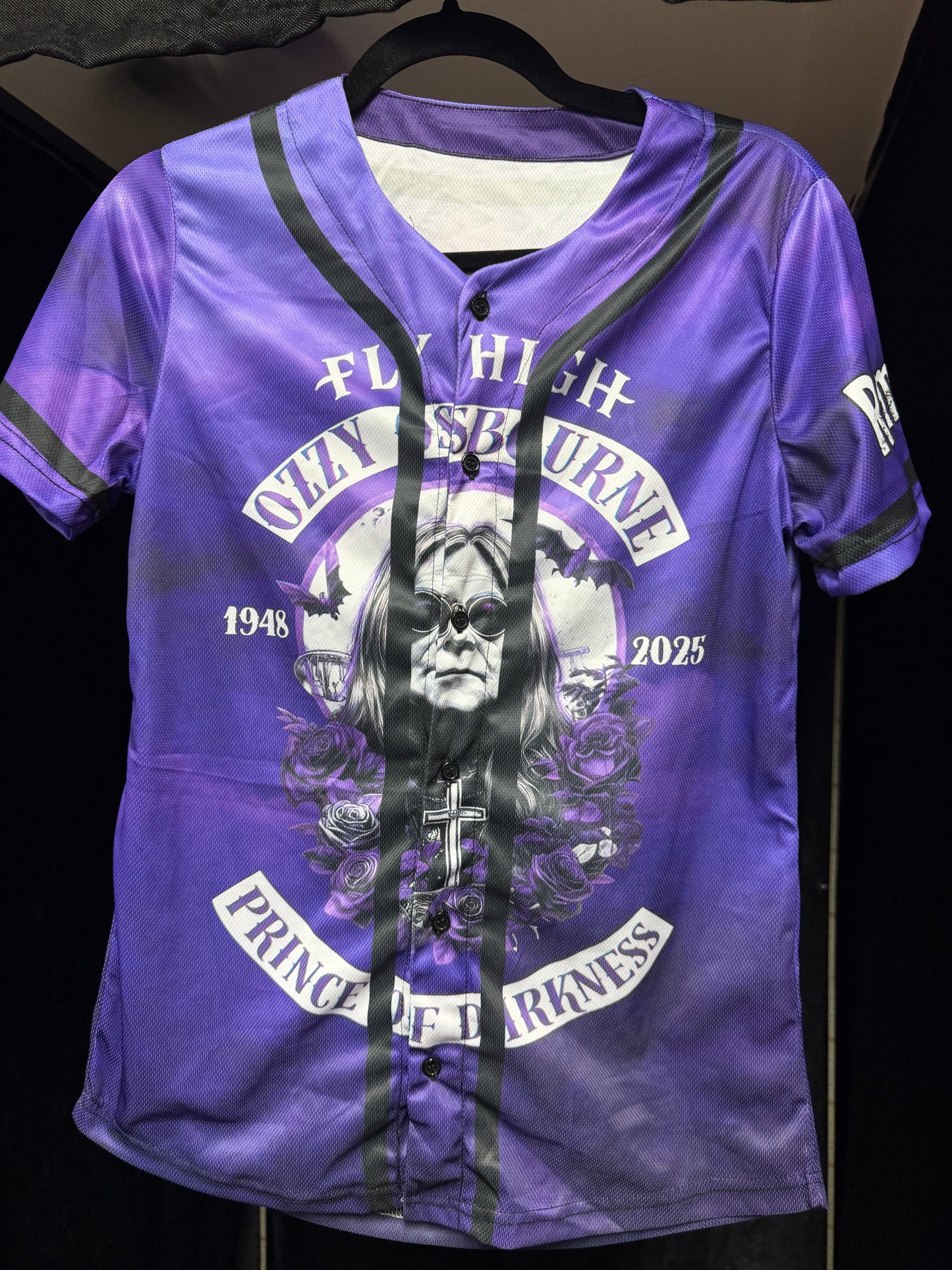 Ozzy Osbourne Memorial Button Up- Med