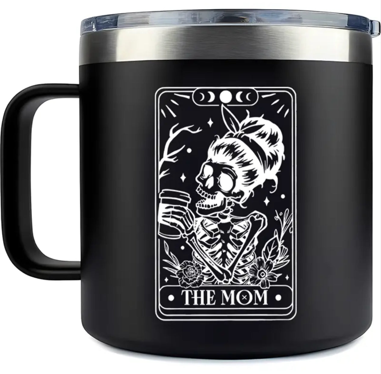 The Mom 14-ounce Stainless Steel Double-Walled Insulated Mug