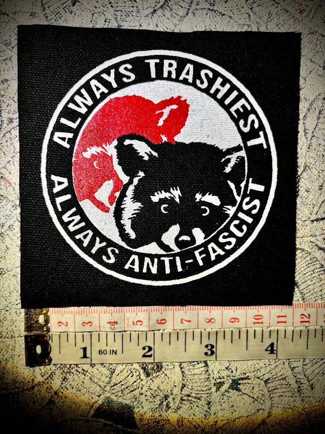 ANTIFA raccoons patch.