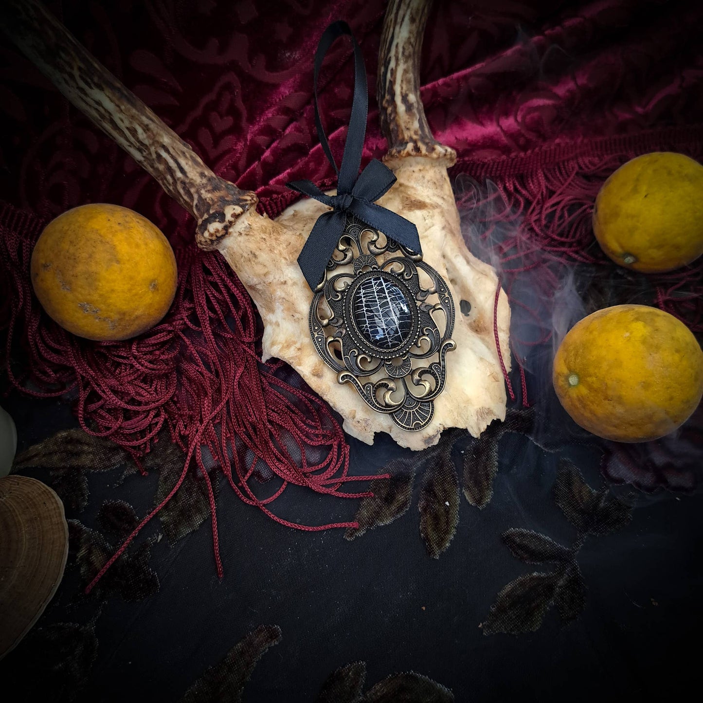 Real Spiderweb Filigree Ornaments