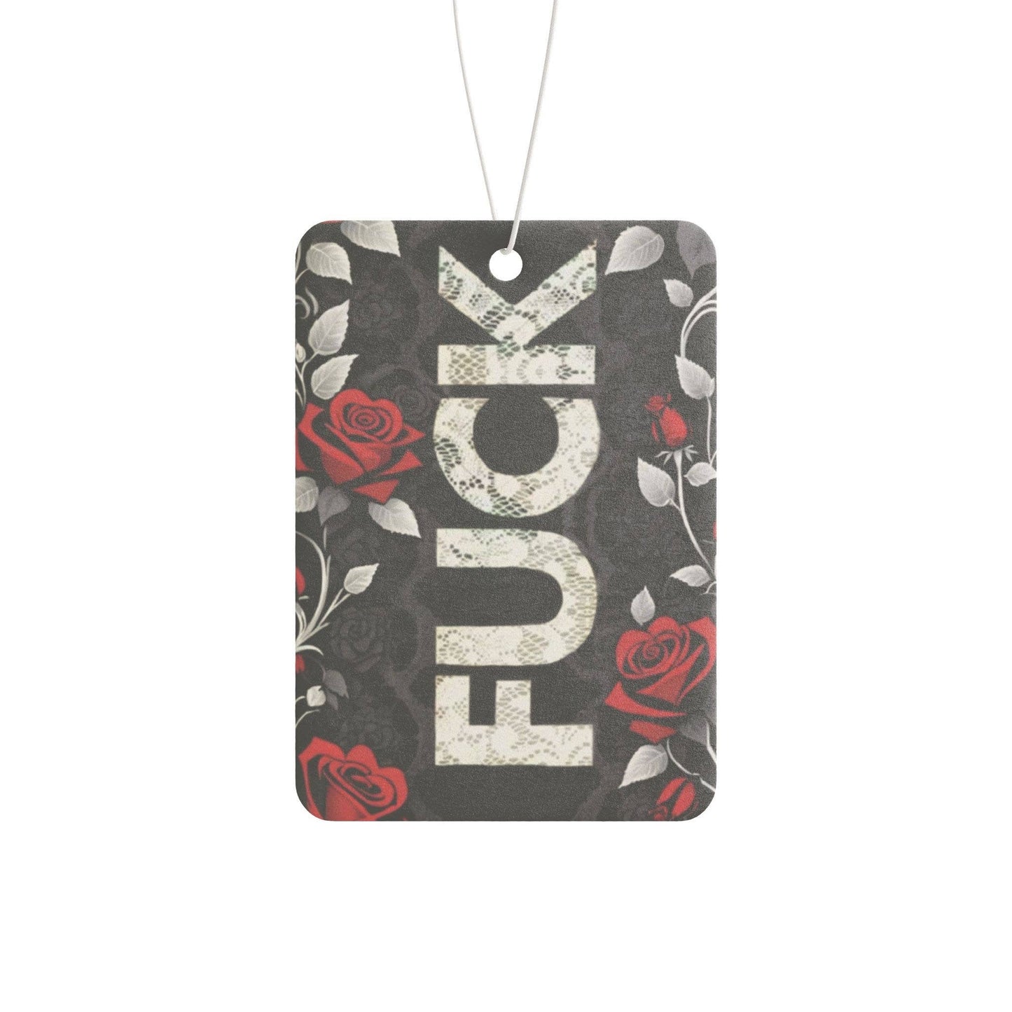 Lace Curse Sarcasm Car Freshener-Fresh Linen Scent
