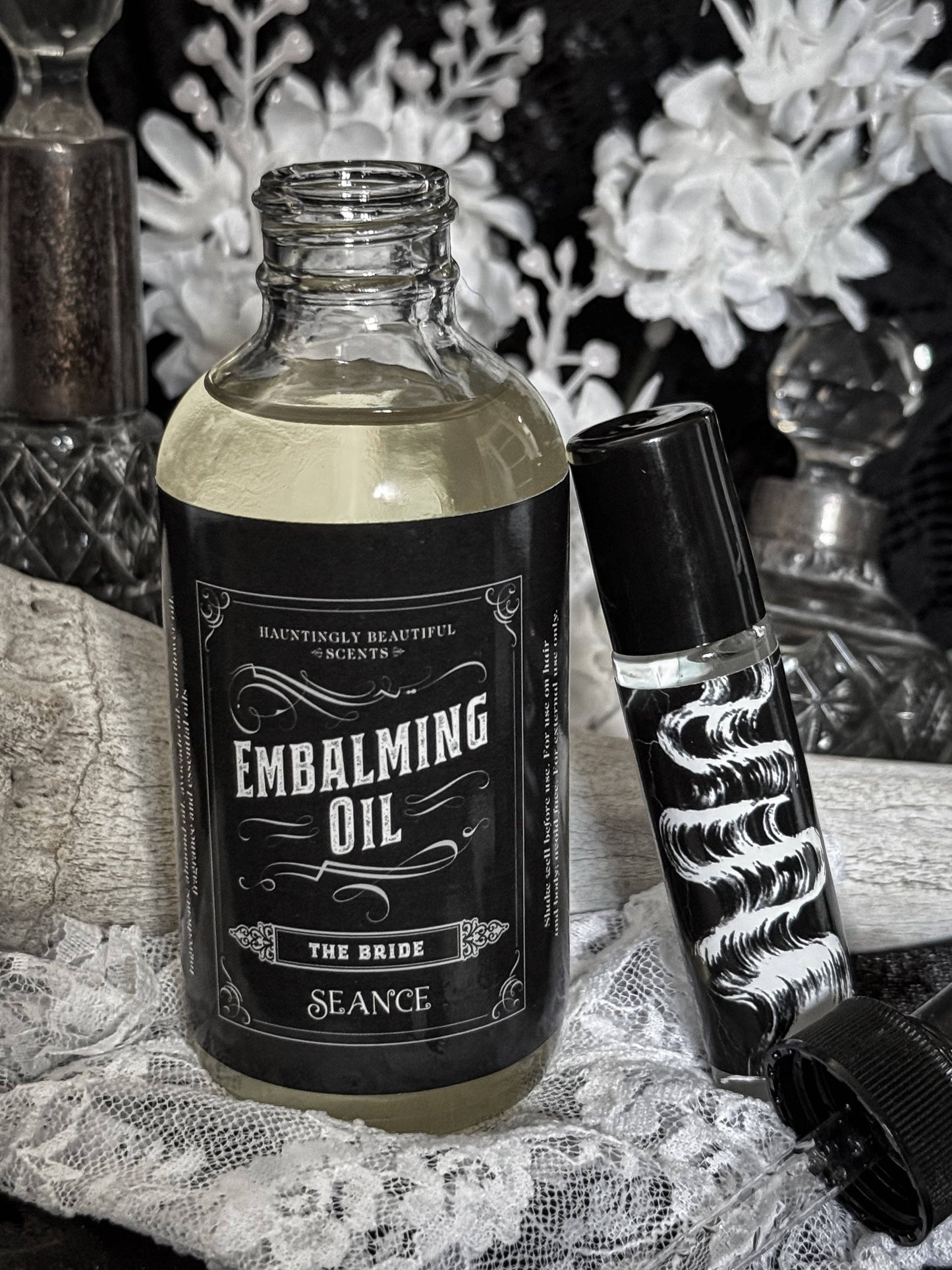 The Bride embalming oil