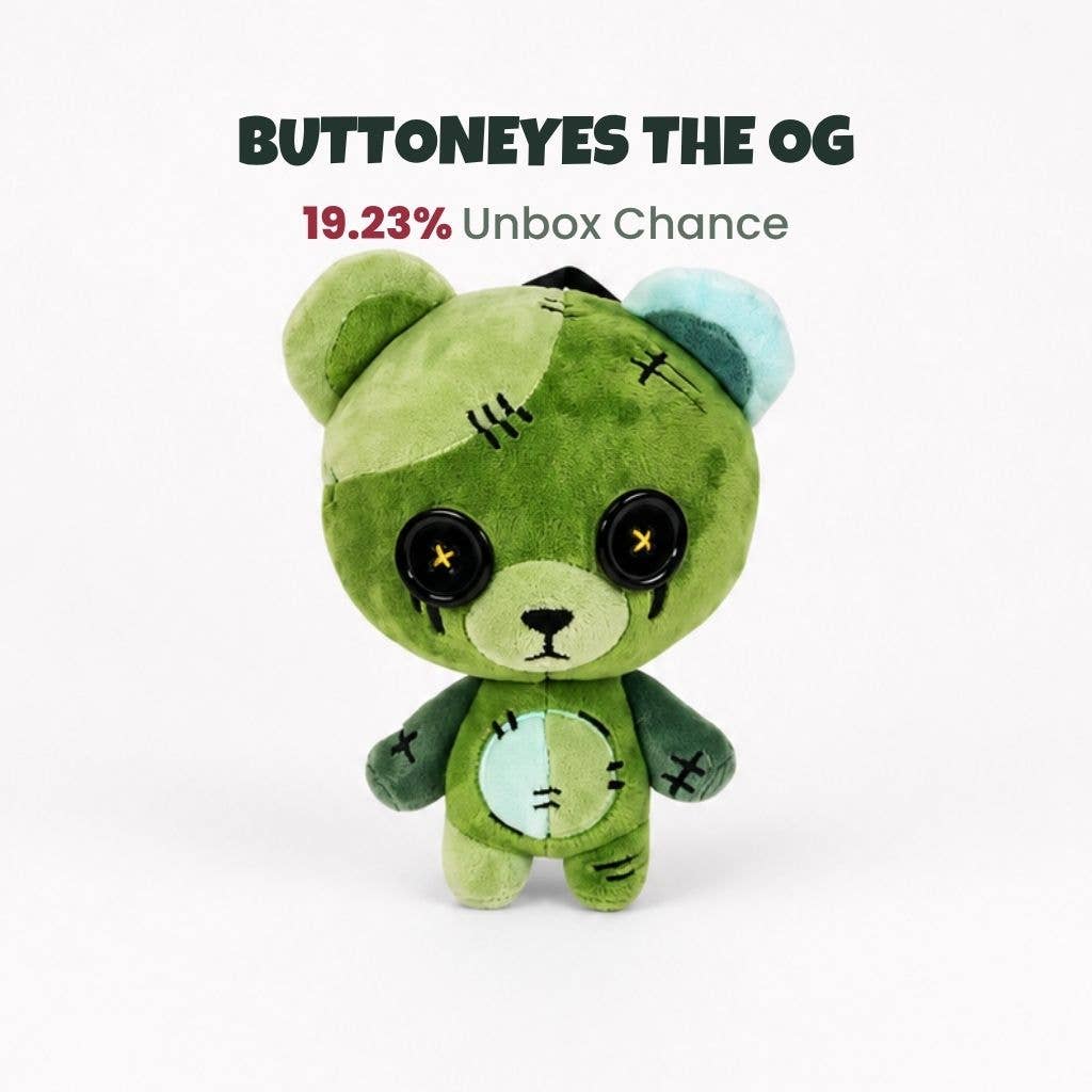 ButtonEyes™ Plushie Blind Box – Spooky Collectible Bag Charm