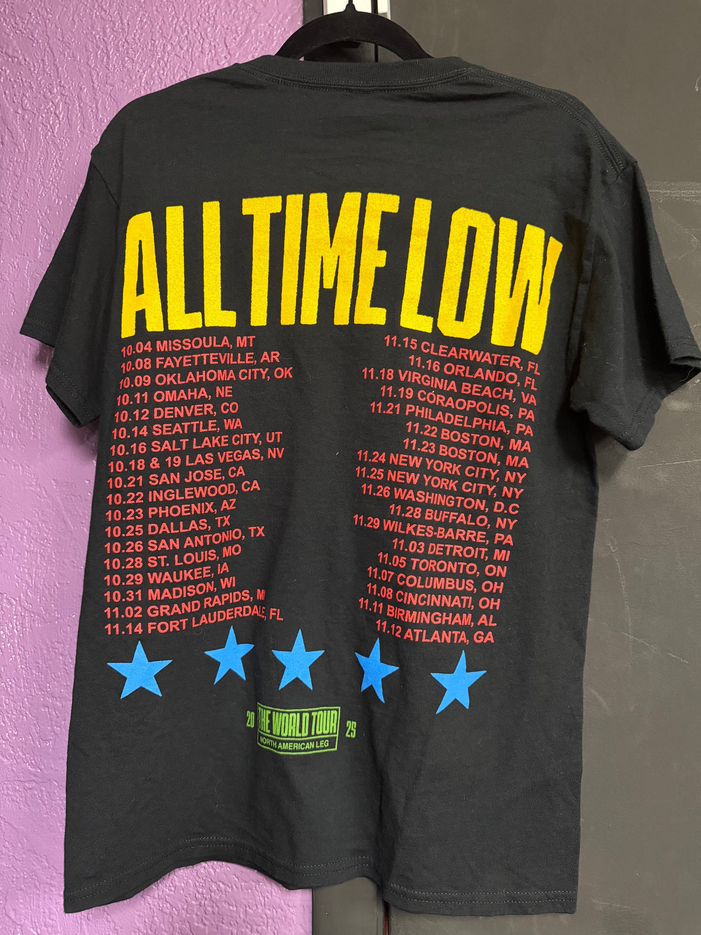 All Time Low Band Shirt- Small