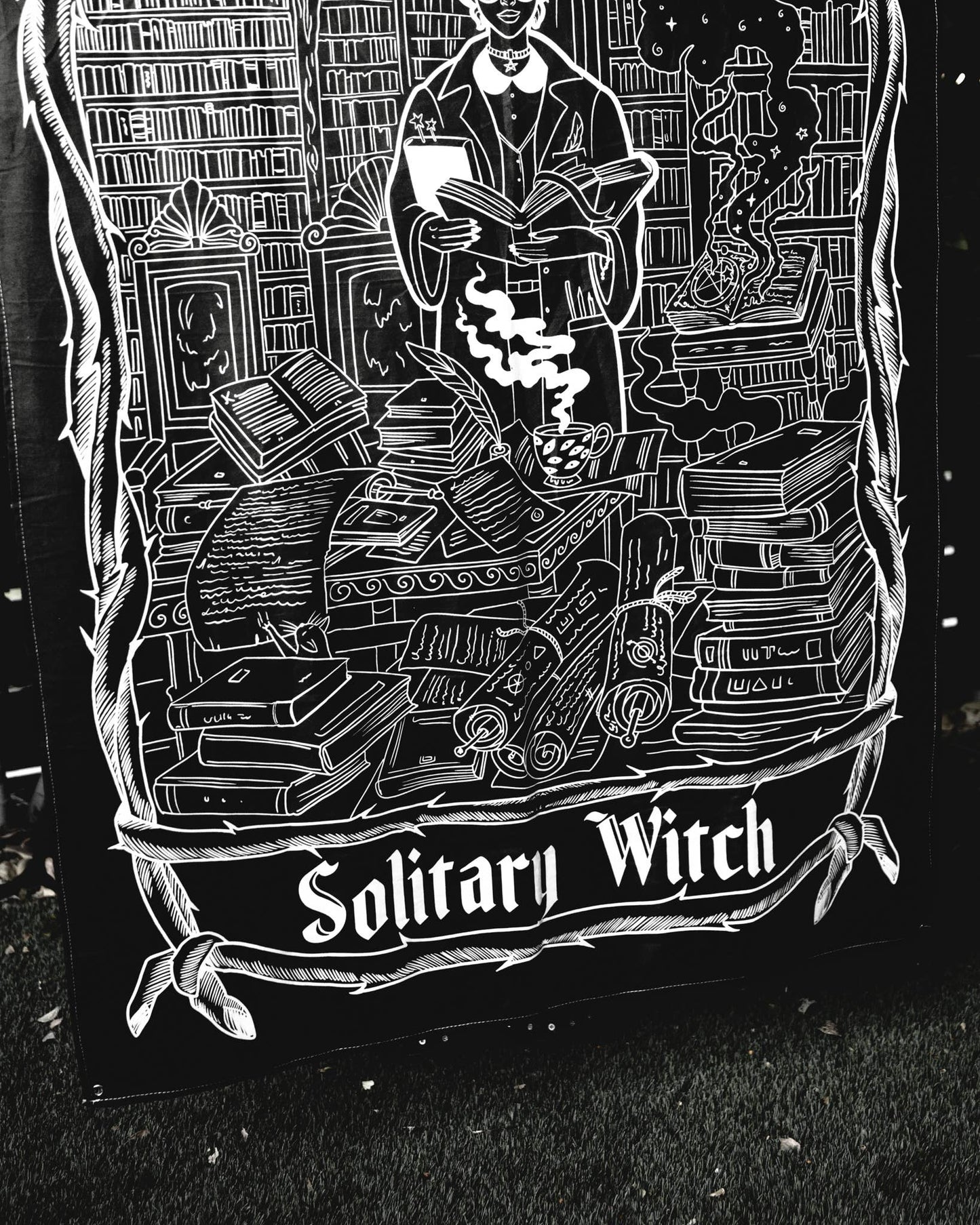 Solitary Witch Oracle Tapestry