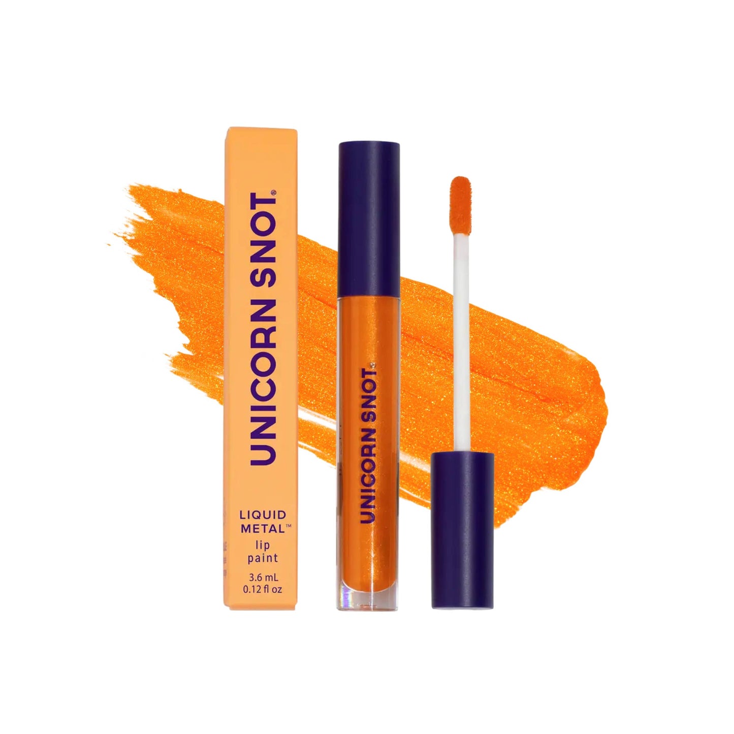 Liquid Metal Lip Stain | Orange-Blaze | Lip Paint | Lipstick