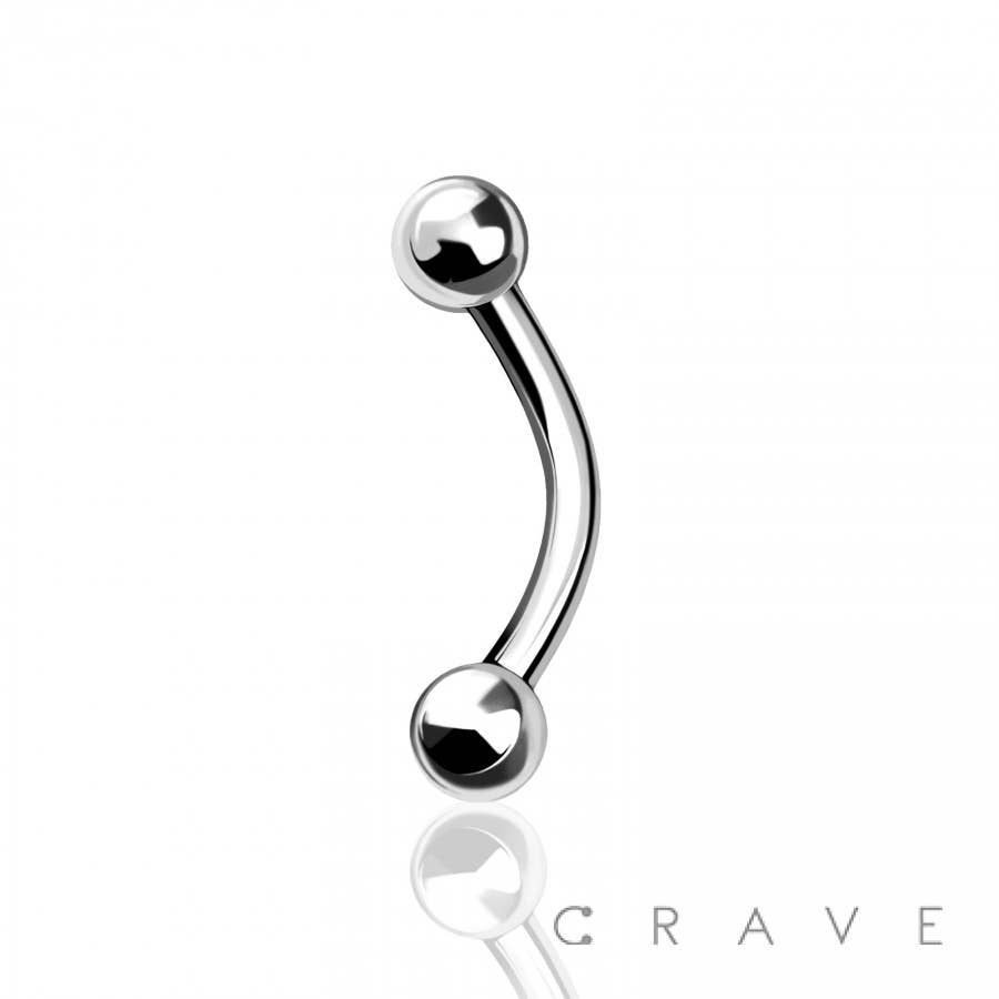 316L SURGICAL STEEL EYEBROW WITH BALL