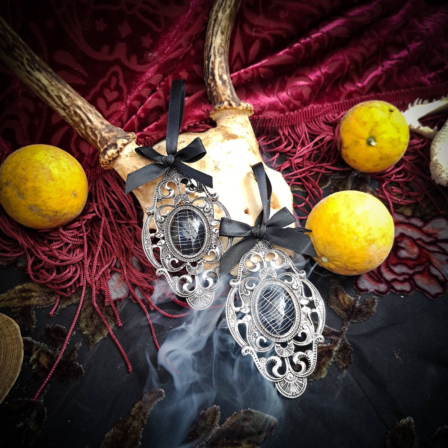 Real Spiderweb Filigree Ornaments