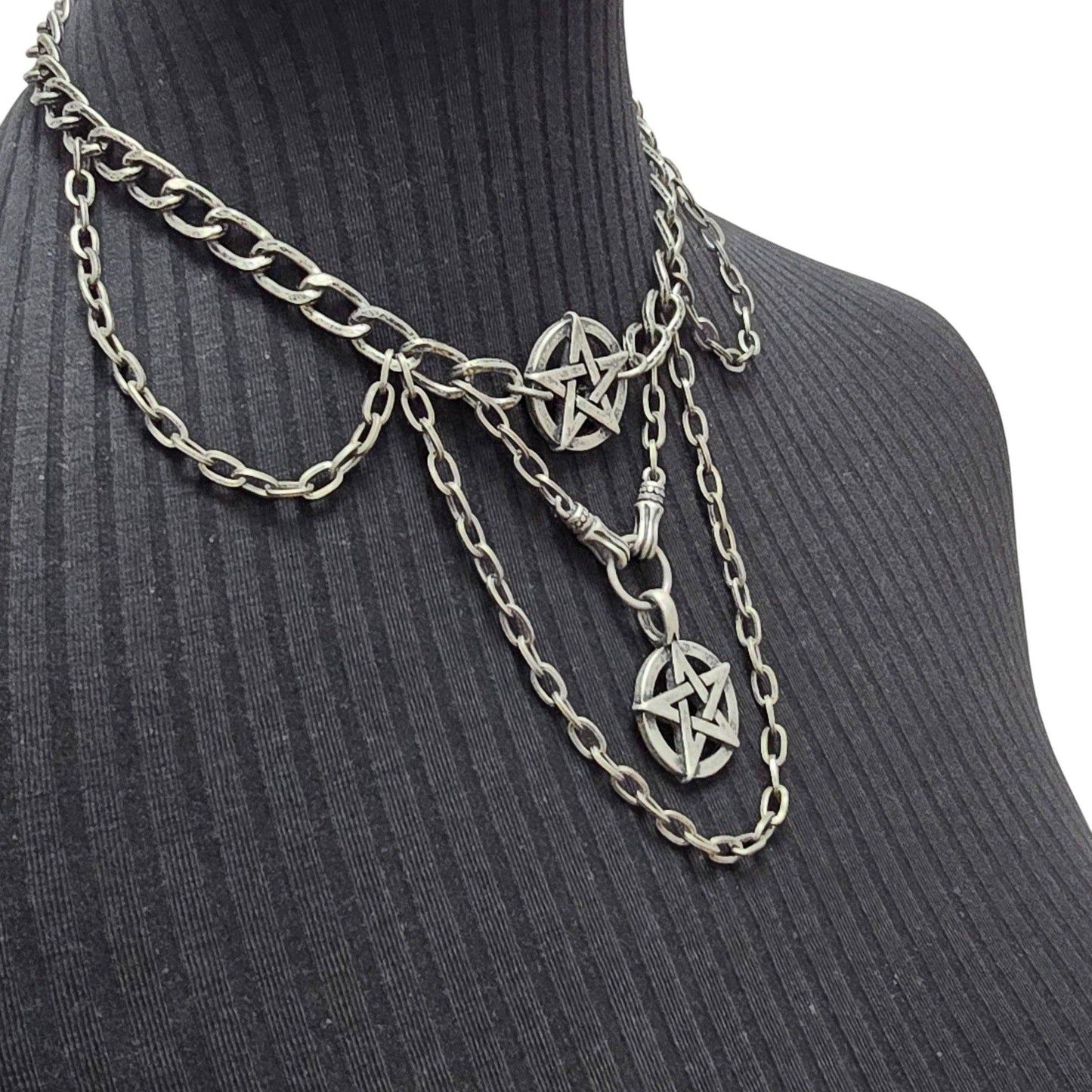 FCK27234  PENTAGRAM NECKLACE