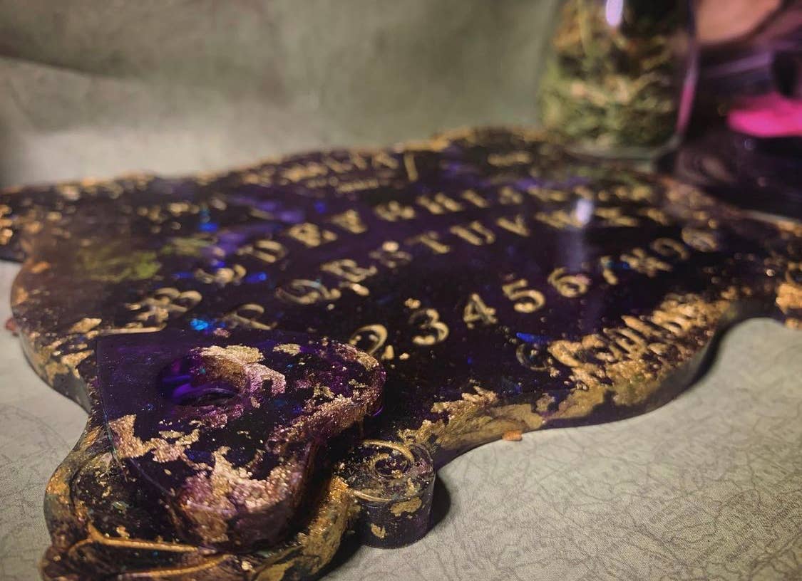 Spirit Board Ouija Board Amethyst Black Tourmaline