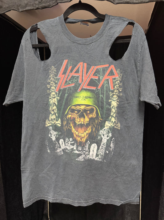 MAJOR DISTRESSED - Slayer- Do You Want To Die Shirt- M/L