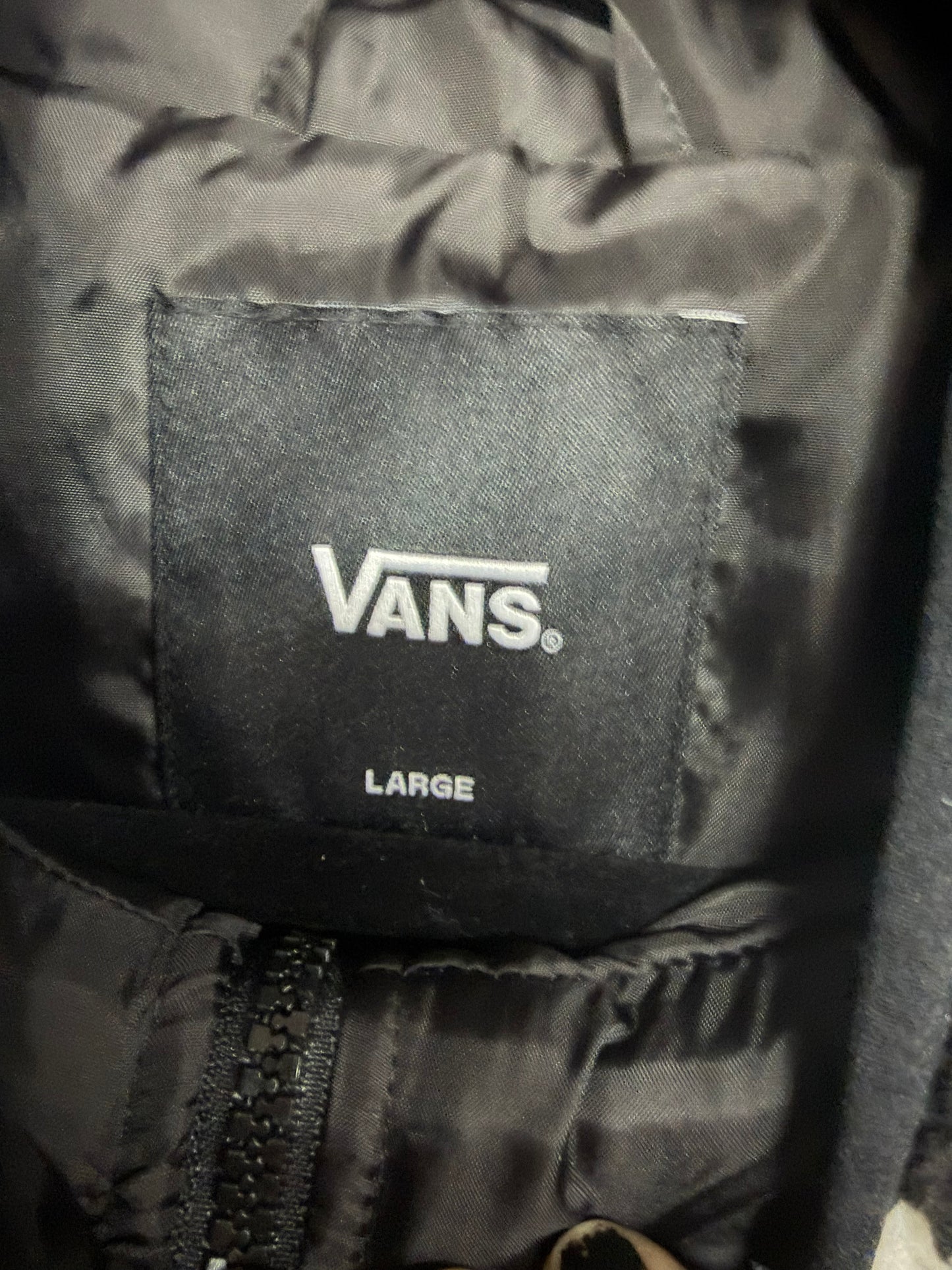 Vans Youth Large- B&W Checkered Jacket