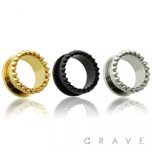 316L SS SPIKE SCREW FIT TUNNEL