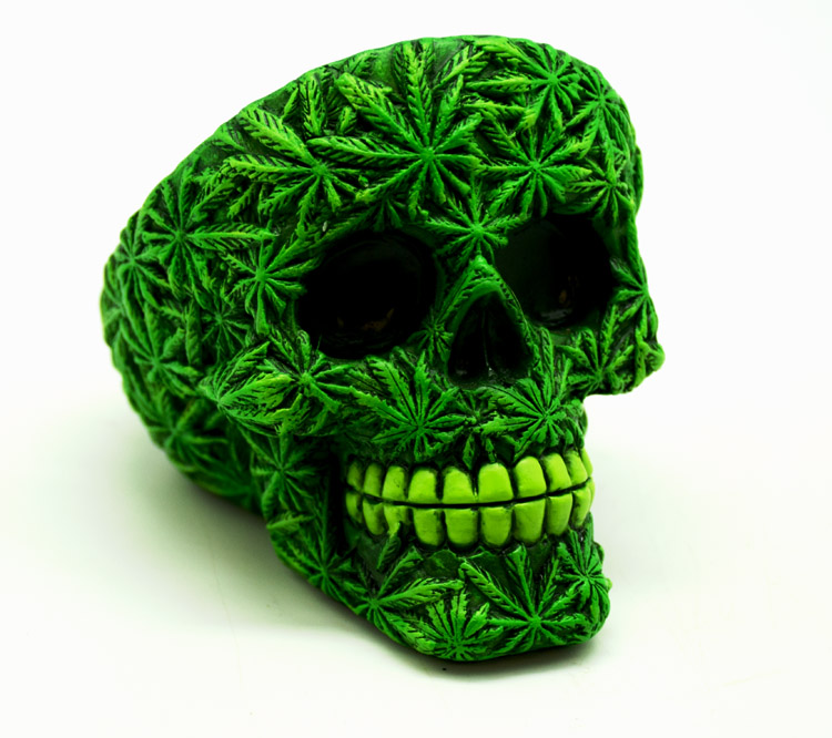 Tall Weed 420 Skull