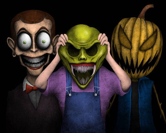 Goosebumps Halloween Fine Art Print