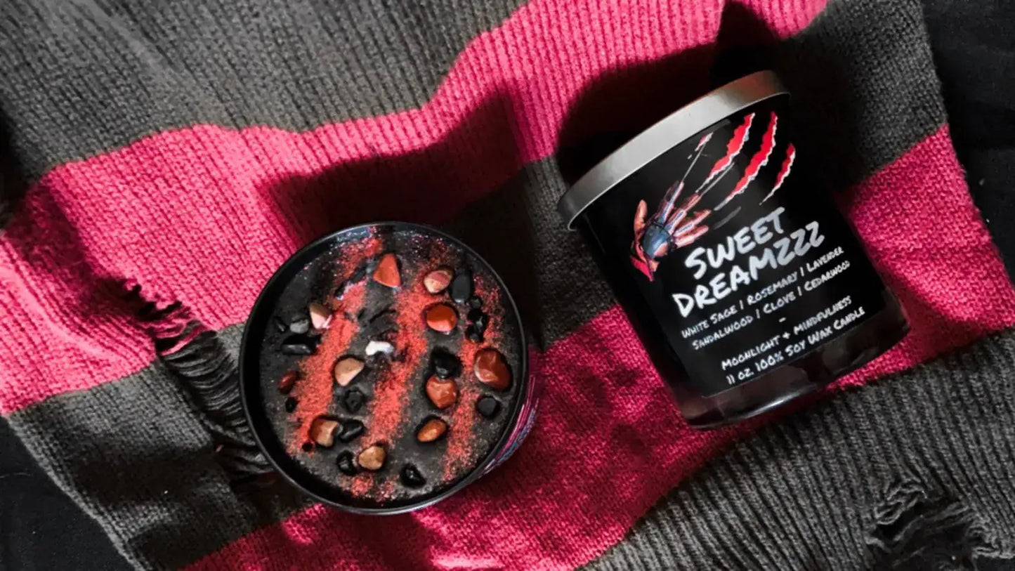 Sweet Dreamzzz, Nightmare on Elm Street, Horror Movie Candle