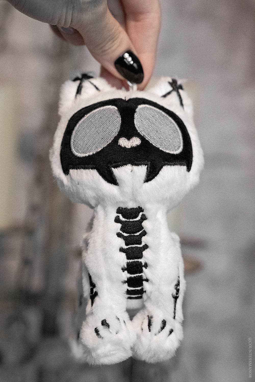 X-Ray Skelekitty Plush Keychain