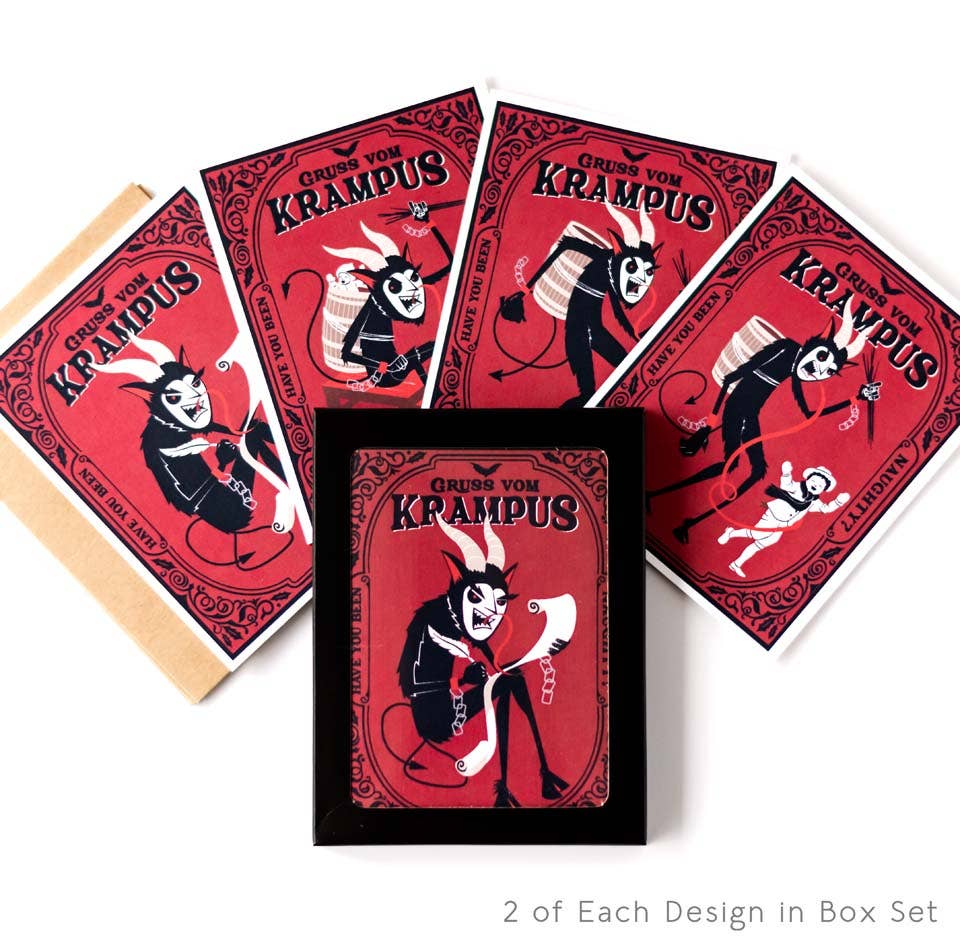 Krampus Folklore Cards Box Set (8pc)