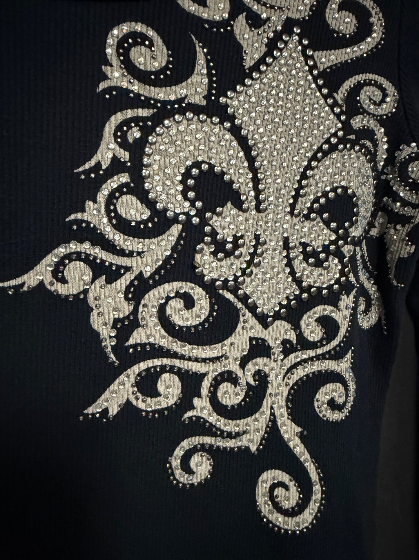 Vocal- Mcbling Rhinestone Long Sleeve- Size Small