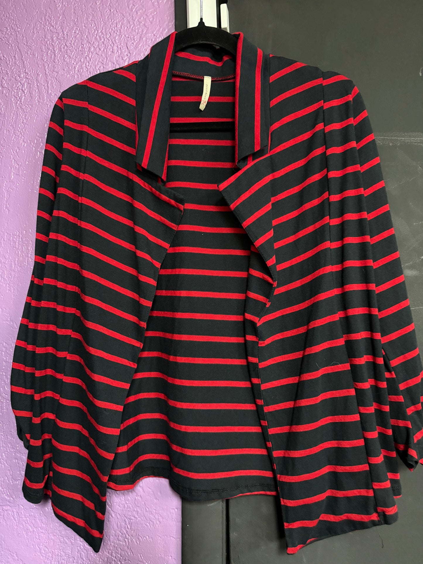 Olivia Moon Black & Red Cover Up- Large