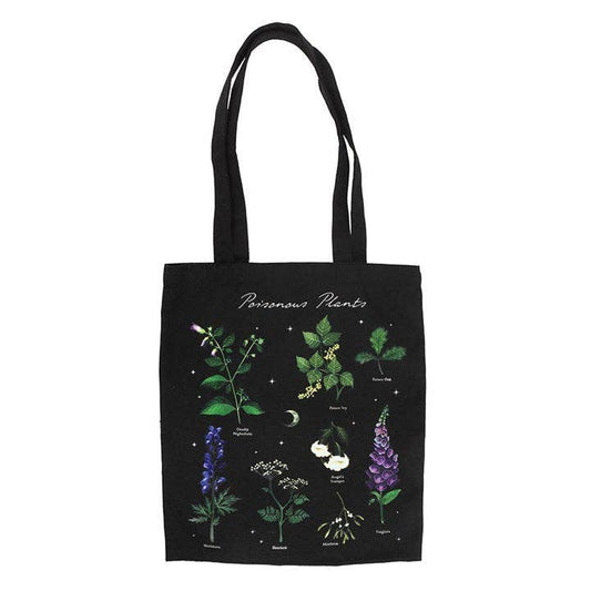Poisonous Plants Gothic Botanical Polycotton Tote Bag